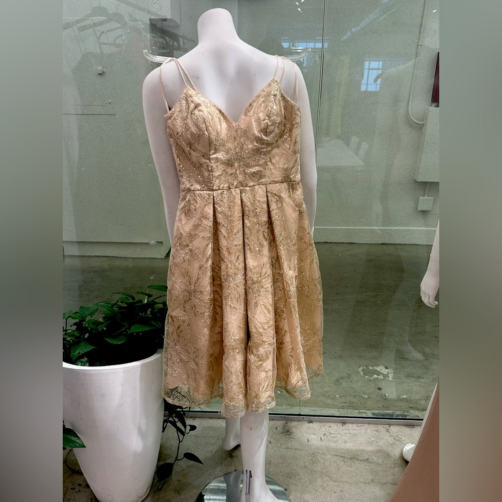 Golden Bariano Australia Midi Dress